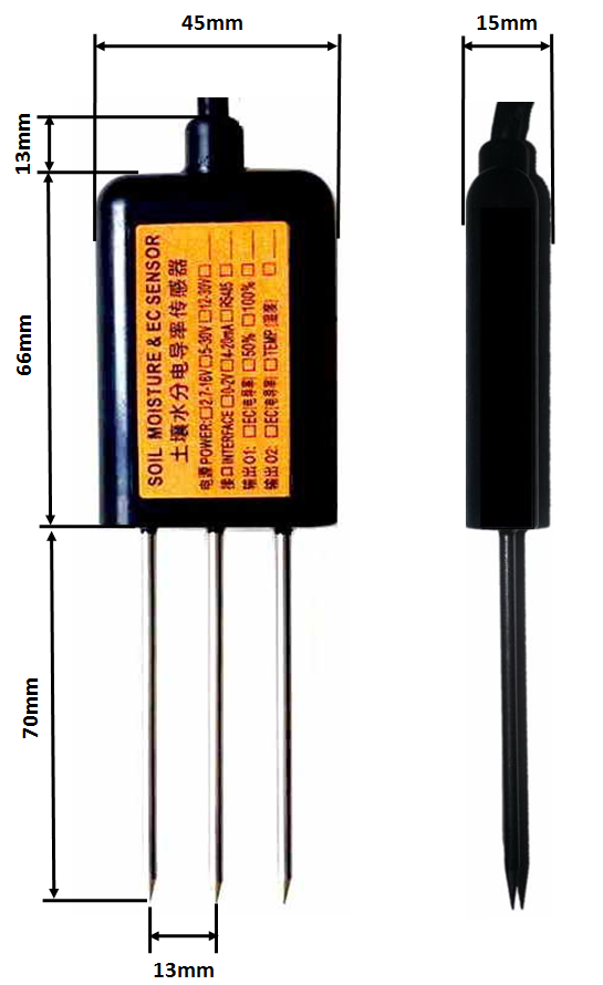 土壤水分溫度電導率傳感器